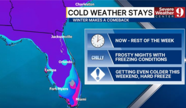 Freeze Warning issued for Central Florida