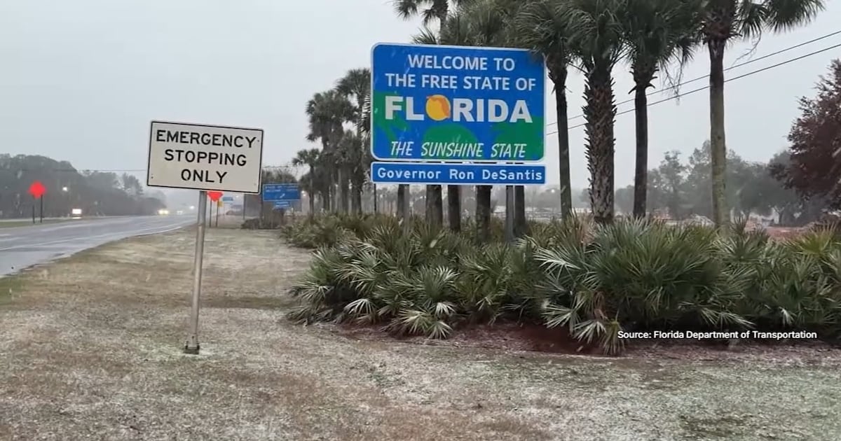 Strong cold front brings snow to northern Florida – WFTV