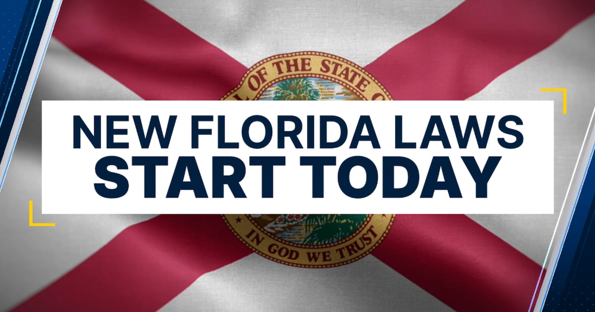 New Florida laws include cutting health costs, cracking down on animal abuse – WFTV