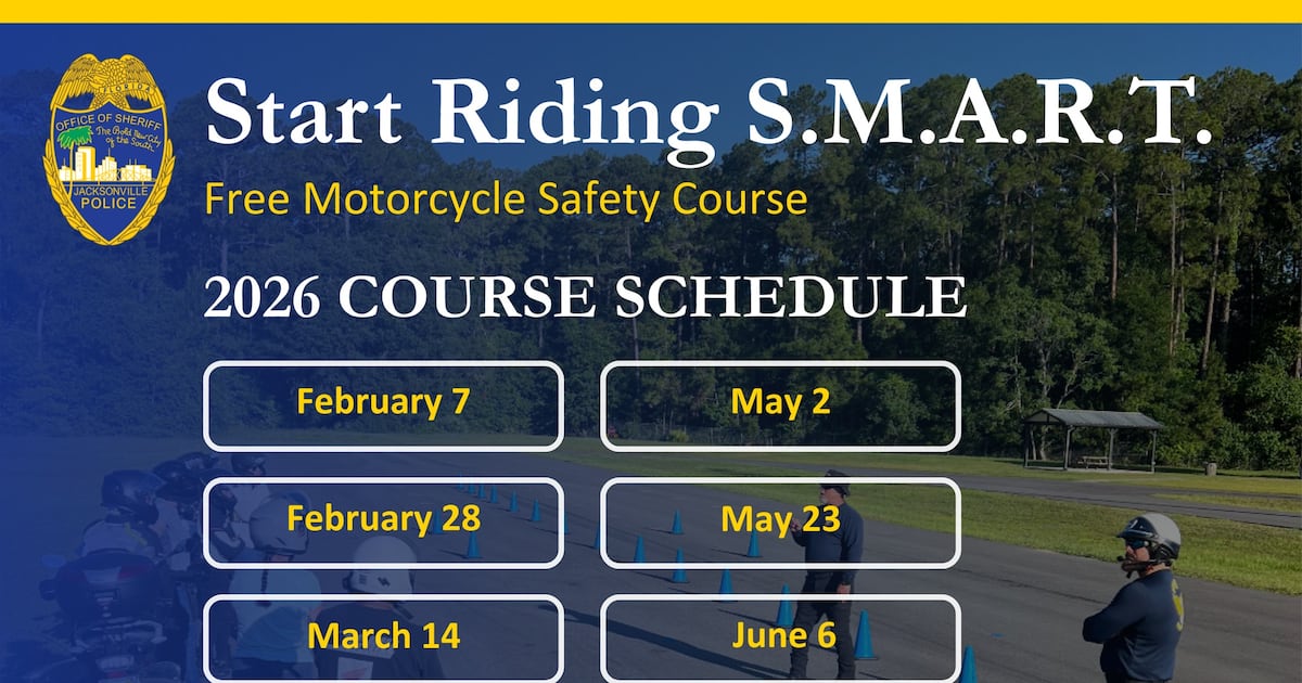 Jacksonville Sheriff’s Office to host free S.M.A.R.T. motorcycle safety course – Action News Jax