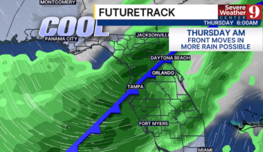 Major Florida Cold Front: Cold Temps and Rain Arrive This Week