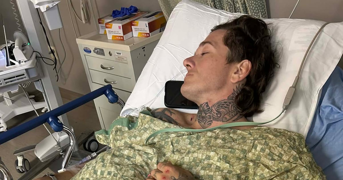 Jacksonville man speaks from hospital after narrowly surviving I-95 motorcycle crash – Action News Jax