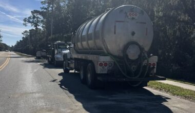 Oil spill closes Palm Valley Road – Action News Jax