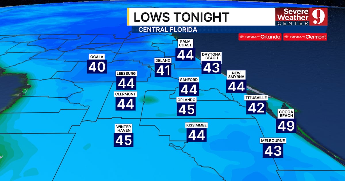 Cold snap continues in Central Florida – WFTV