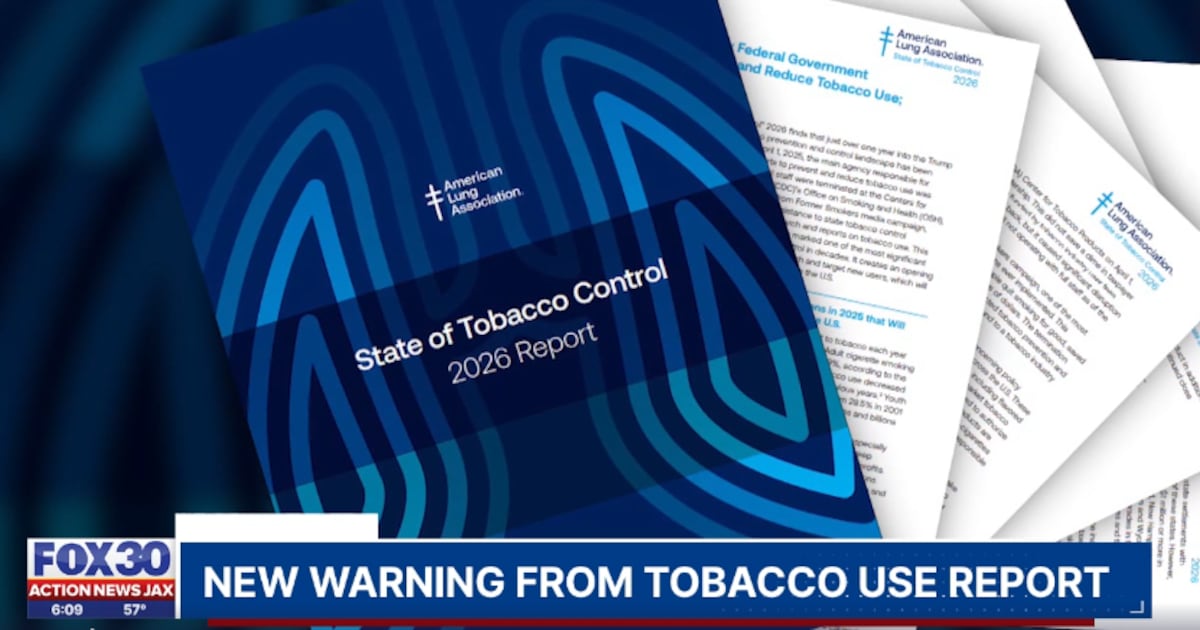 Florida and Georgia failing to curb tobacco usage, American Lung Association says – Action News Jax