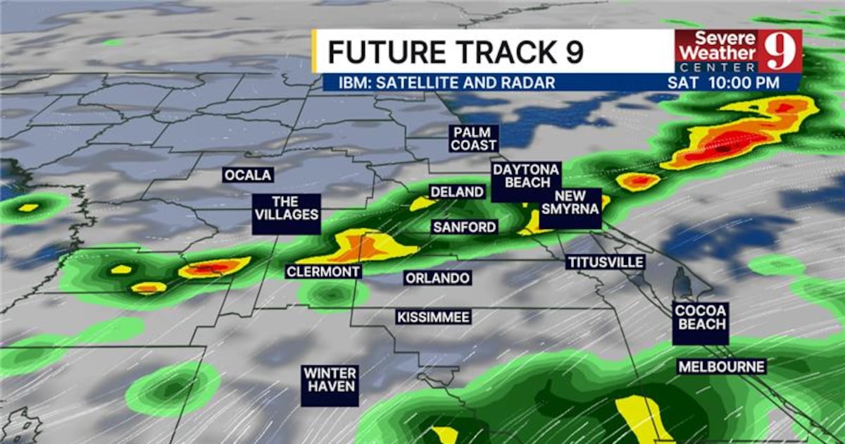 Central Florida Weather: 70s Today, Showers, Warming to 80s | Forecast