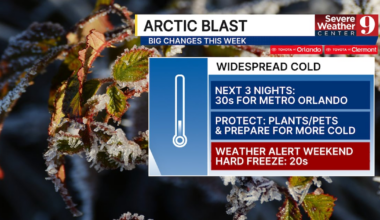 Cold weather advisory issued for Central Florida