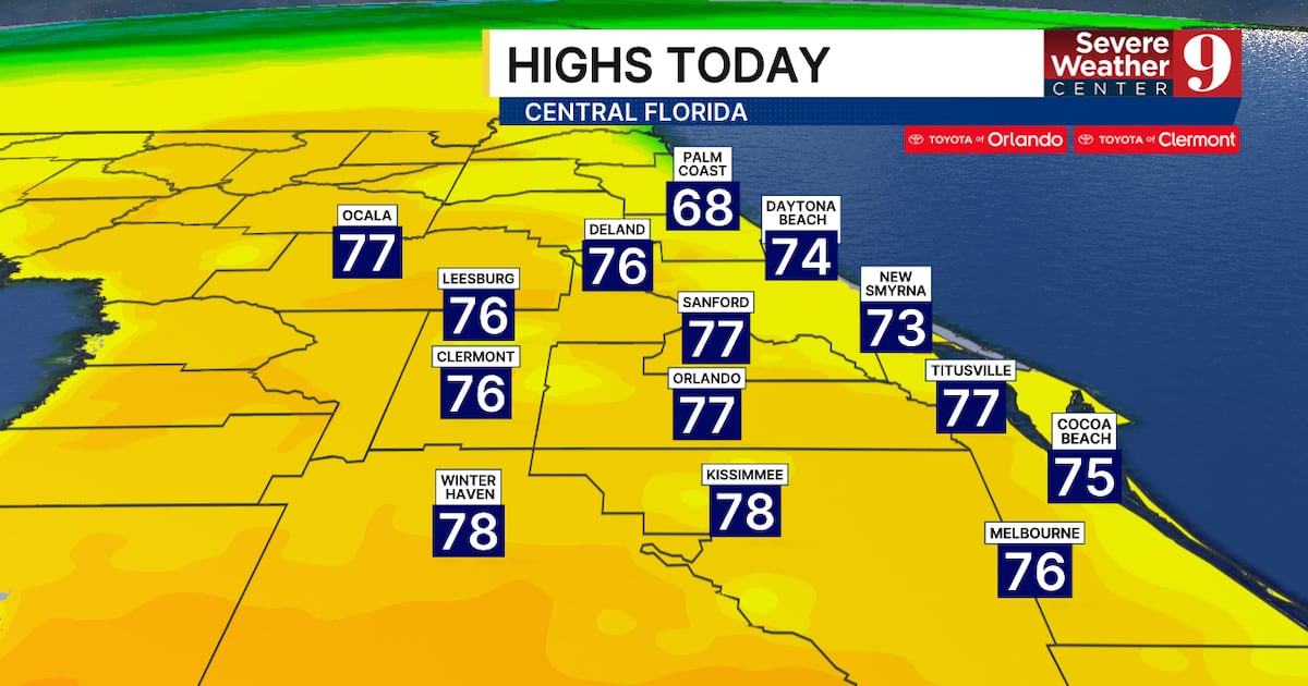 Central Florida weather forecast - WFTV