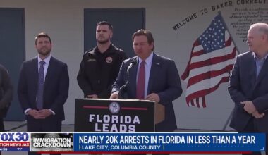 Governor Ron DeSantis provides update on state’s immigration enforcement effort at Deportation Depot – Action News Jax