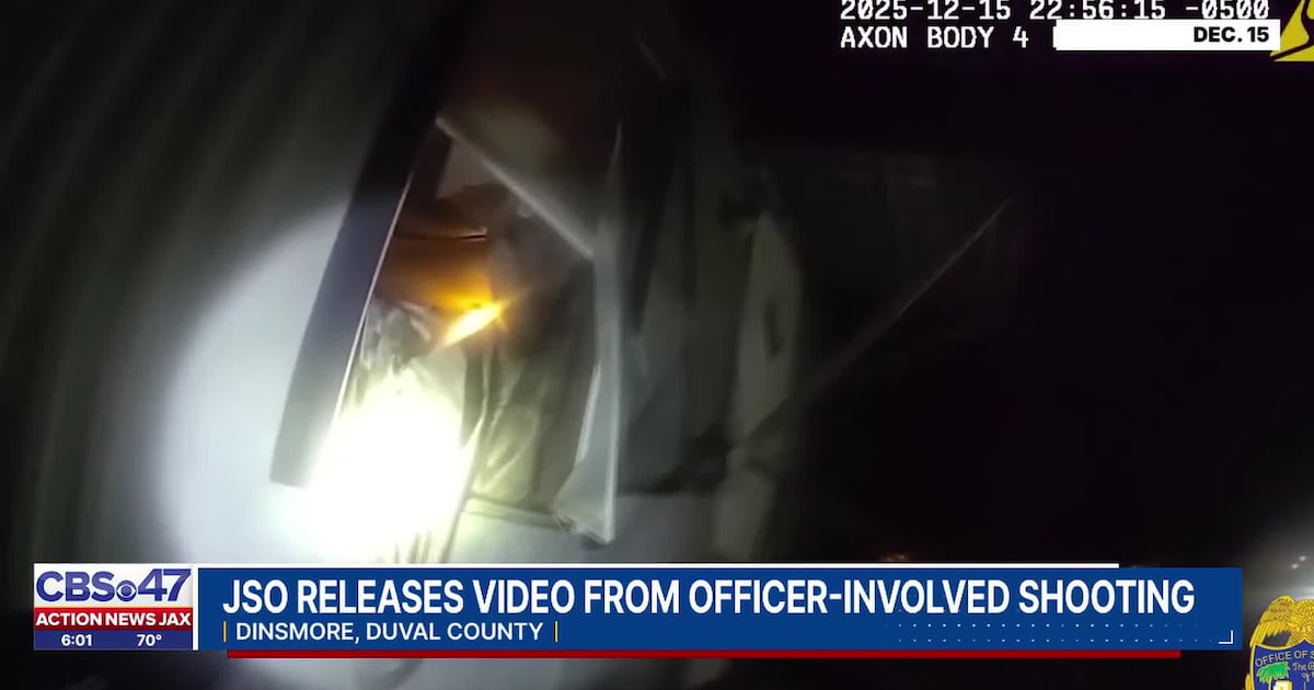 Jacksonville Sheriff’s Office releases video from shooting where man was reportedly threatening mom – Action News Jax