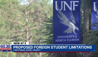 New Florida bills would cap international student enrollment at state universities and colleges – Action News Jax