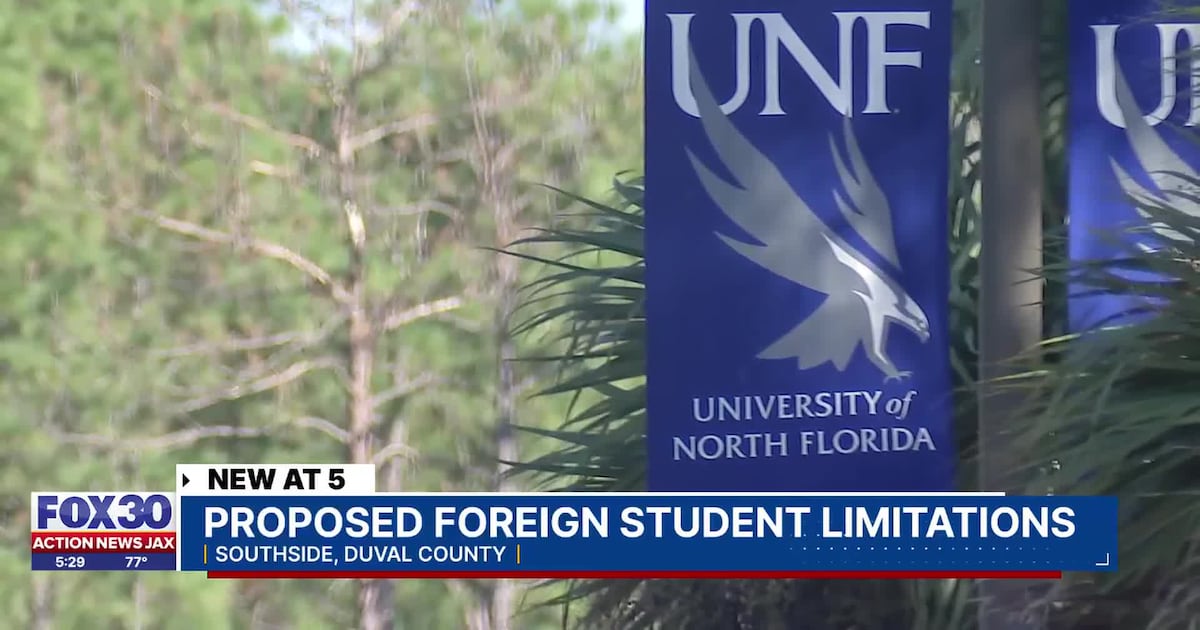 New Florida bills would cap international student enrollment at state universities and colleges – Action News Jax