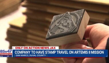 Jacksonville business creates rubber stamp to go on NASA’s Artemis II space mission – 104.5 WOKV