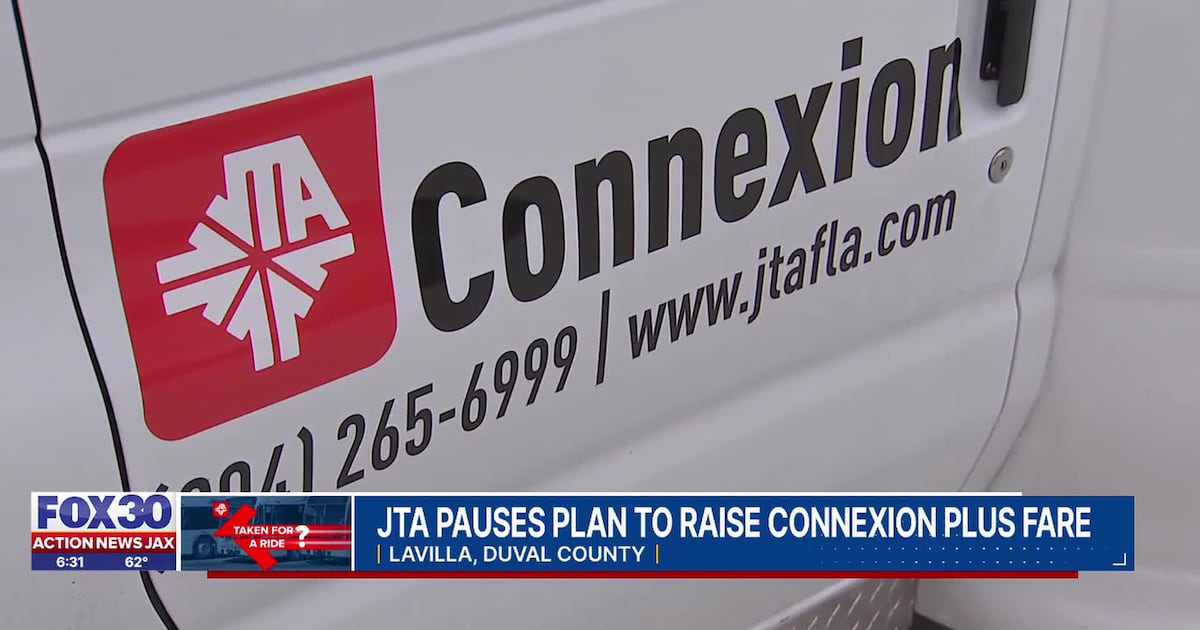 JTA delays rate hike for single-rider paratransit service, tries to find alternative funding sources – 104.5 WOKV