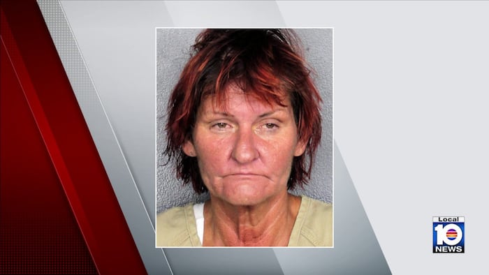 Surveillance video shows woman set fire outside Hollywood business