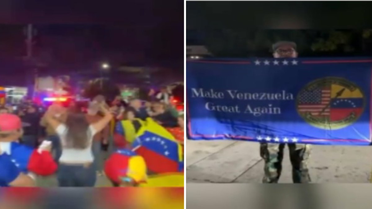 Venezuelans in South Florida celebrate Maduro’s capture – NBC 6 South Florida