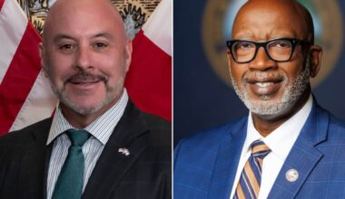 Florida Chief Financial Officer Blaise Ingoglia and St. Petersburg Mayor Ken Welch (Official Photos)