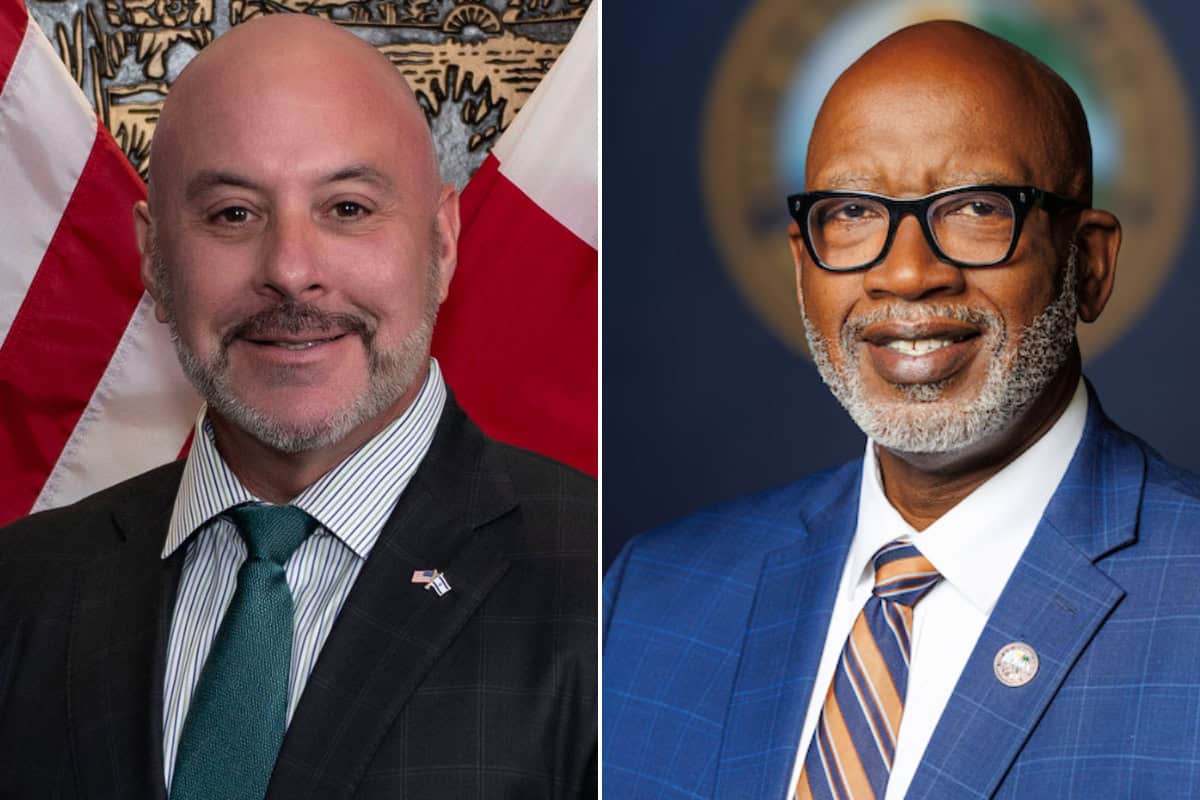 Florida Chief Financial Officer Blaise Ingoglia and St. Petersburg Mayor Ken Welch (Official Photos)