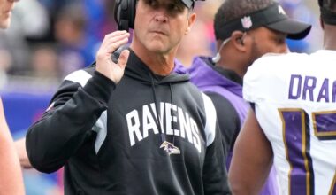 NY Giants or Miami Dolphins? For John Harbaugh, each has pros and cons