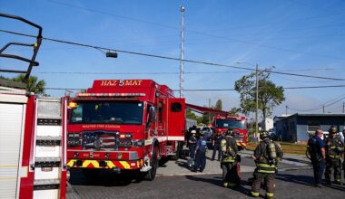 St. Petersburg Fire Rescue Responds to Hazardous Materials Incident at Manufacturing Facility