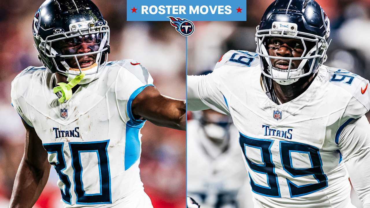 Titans Make a Flurry of Roster Moves Ahead of Sunday's Game at Jaguars 