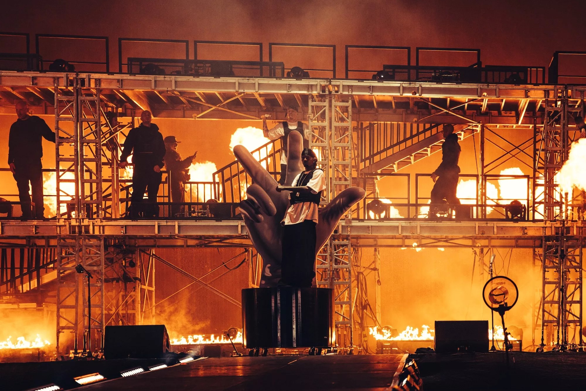 Playboi Carti on stage at Rolling Loud Miami 2024