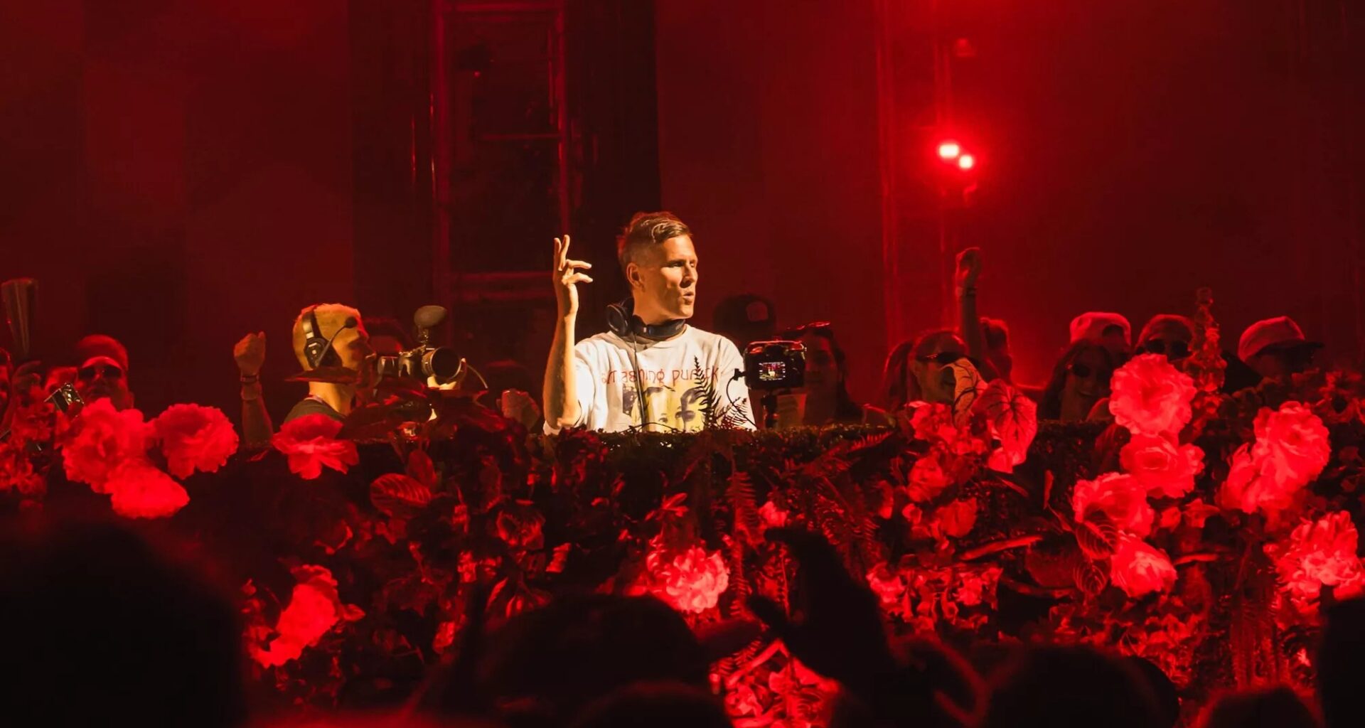 Kaskade on stage at We Belong Here Miami