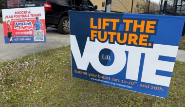 Parents at Orange Center Elementary School are voting on a pilot program that would convert the school into a public-private charter school. Results of the vote will be announced Thursday, and, if approved, officials say the pilot school could be open for the 2026-2027 school year. (Spectrum News/Keith Landry)