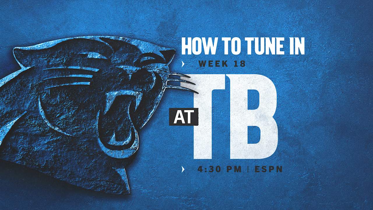 Carolina at Tampa Bay Buccaneers in Week 18