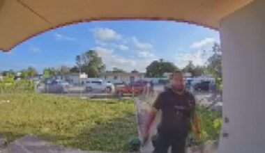 Doorbell camera video shows Miami Gardens Police surging scene where officer shoots, kills man