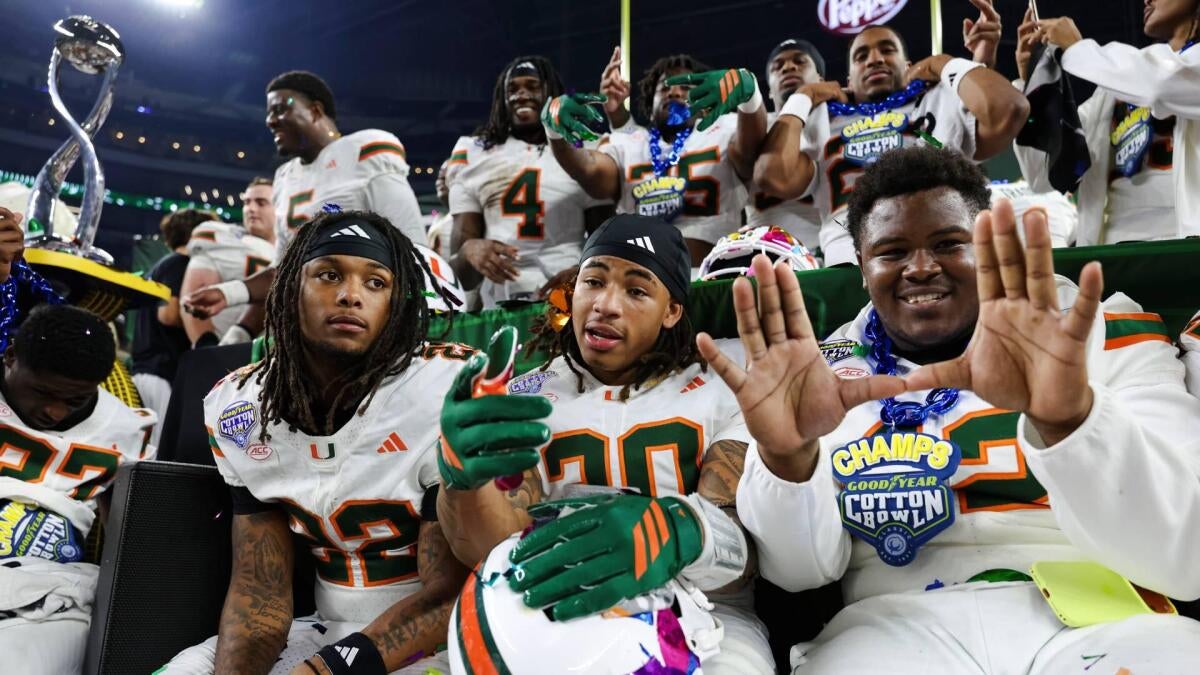 Miami earns 'A' mark, Alabama gets 'F' for Rose Bowl embarrassment on CFP report card