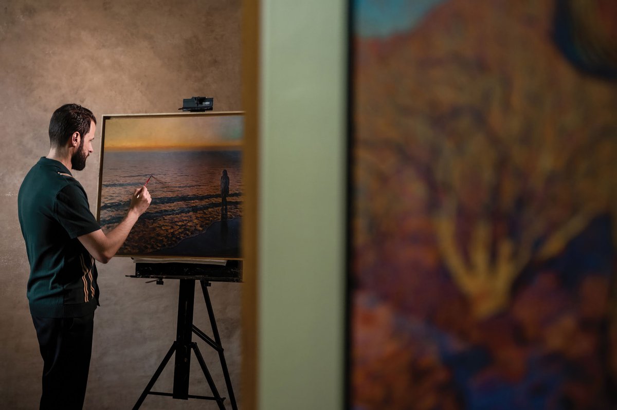 Fort Myers Artist Miguel Saludes Paints His American Story