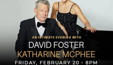 AN INTIMATE EVENING WITH DAVID FOSTER & KATHARINE McPHEE at Duke Energy Center for the Arts Mahaffey Theater Tampa