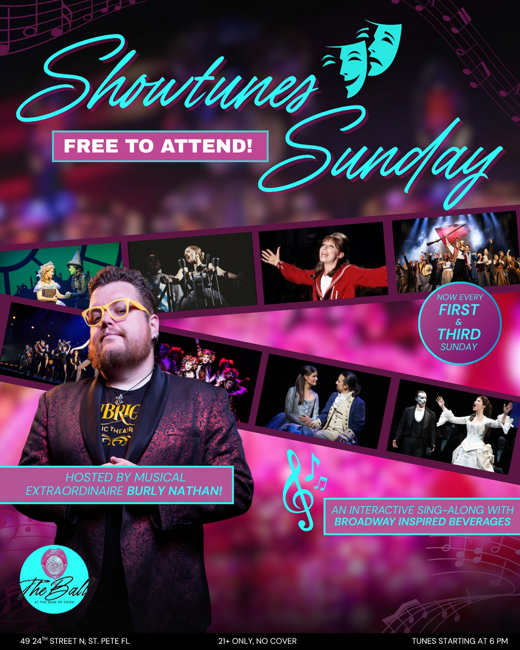 Showtunes Sunday at The Ball at The Ball Tampa