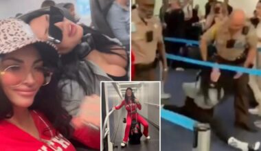 OnlyFans models Sania Blanchard and Jordan Lantry kicked off American Airlines flight at Miami airport