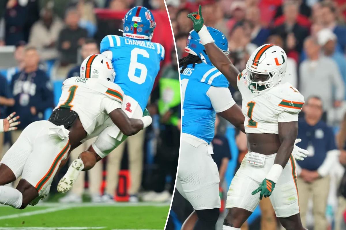Mohamed Toure feeling 'blessed' as he leads Miami defense in CFP national championship