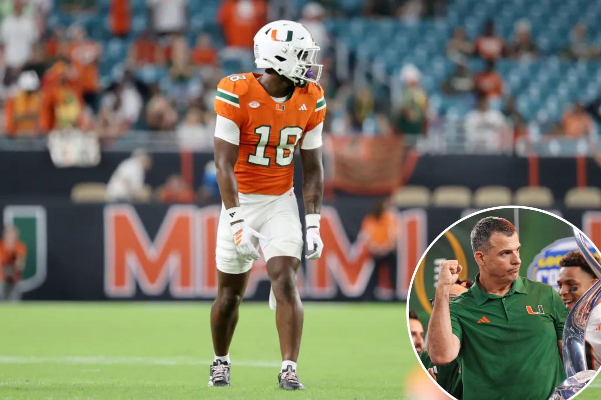 Miami's Chance Robinson, Brock Schott to hit transfer portal after CFP win