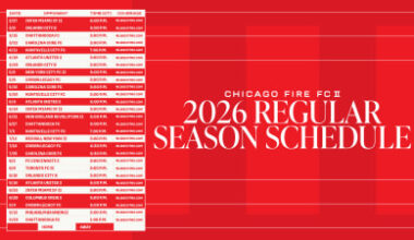 Chicago Fire FC II Announces 2026 MLS NEXT Pro Regular Season Schedule