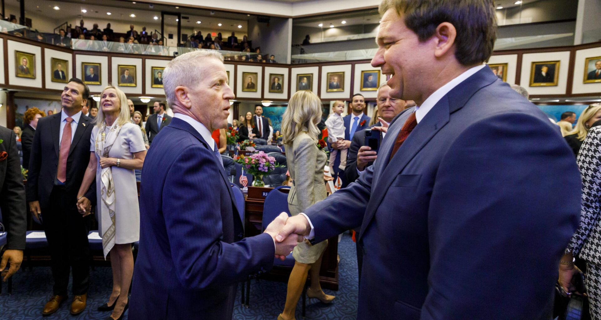 Triangulation? Ron DeSantis warms to Paul Renner gubernatorial campaign as Jay Collins launches