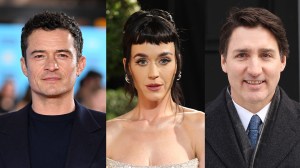 Orlando Bloom, Katy Perry, Justin Trudeau