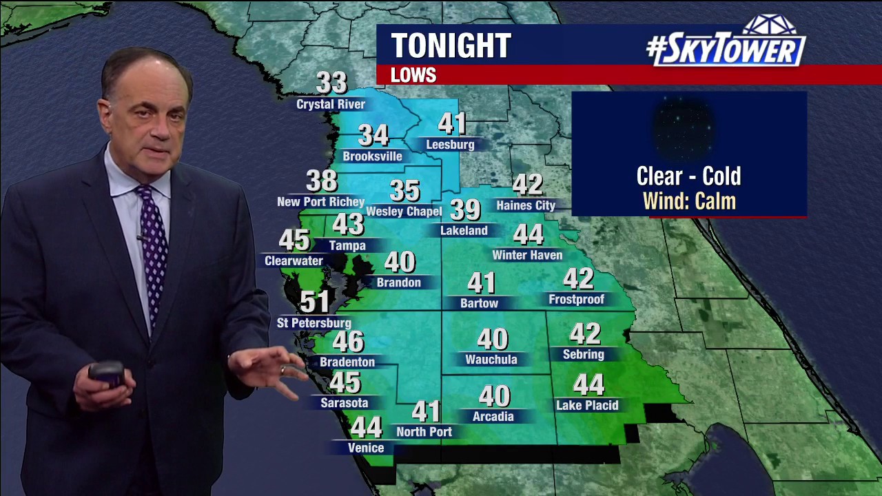 Tampa Weather | Chilly Friday night