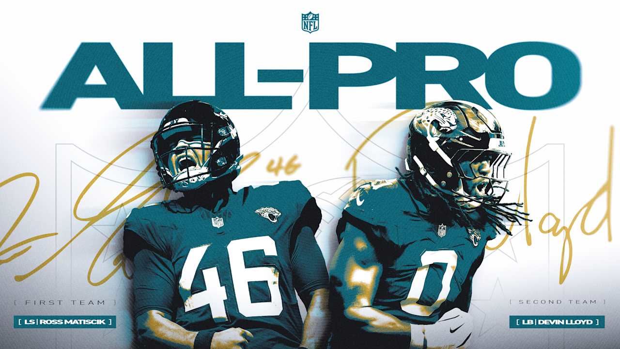 Jaguars LB Devin Lloyd and LS Ross Matiscik Named to the 2025 Associated Press NFL All-Pro Team