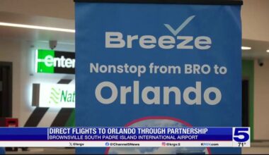 Nonstop flights to Orlando coming to Brownsville airport