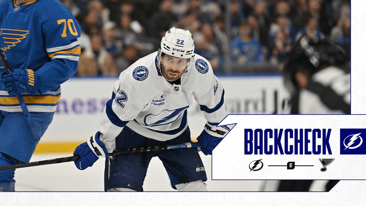 The Backcheck: Win streak ends but Bolts get shootout point Friday