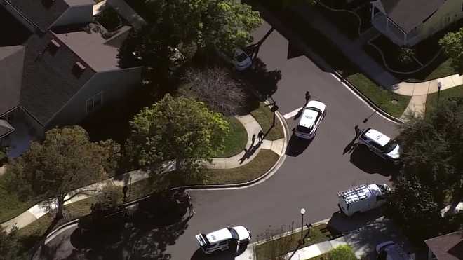 multiple orange county deputies are in a windermere neighborhood on tuesday afternoon.