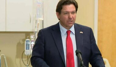 Gov. Ron DeSantis announces an additional $20 million in state funding to bolster nursing education across Florida during a press conference at St. Petersburg College on Jan 20, 2026. (Official photo)