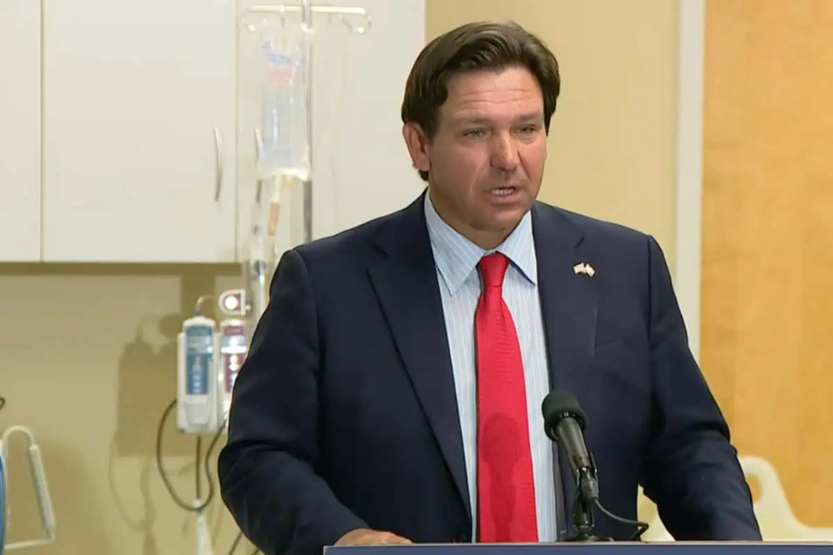 Gov. Ron DeSantis announces an additional $20 million in state funding to bolster nursing education across Florida during a press conference at St. Petersburg College on Jan 20, 2026. (Official photo)