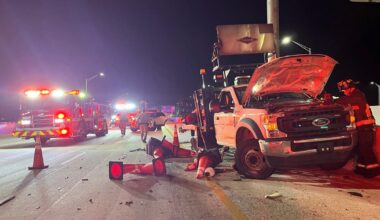 Driver killed, construction workers injured in crash on Howard Frankland Bridge: FHP