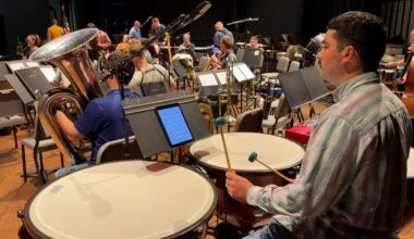 Air Force band performing to celebrate country's birthday