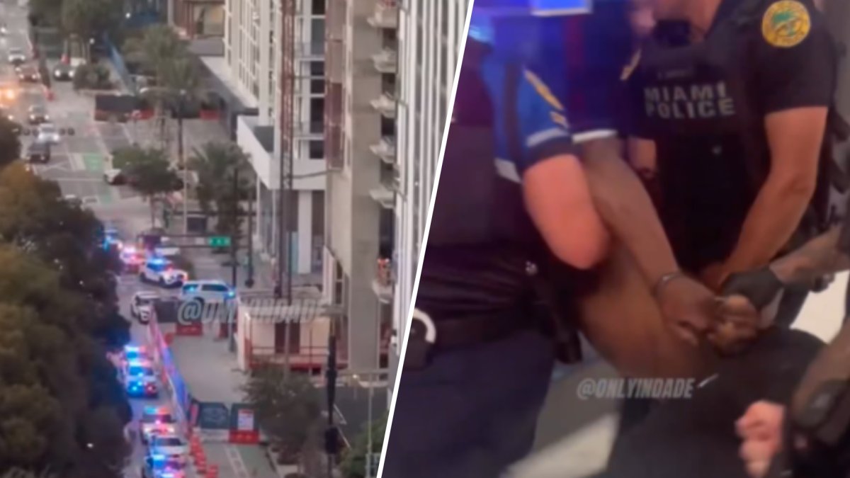 Man trespasses, batters officer, sets off fire alarms in downtown Miami – NBC 6 South Florida